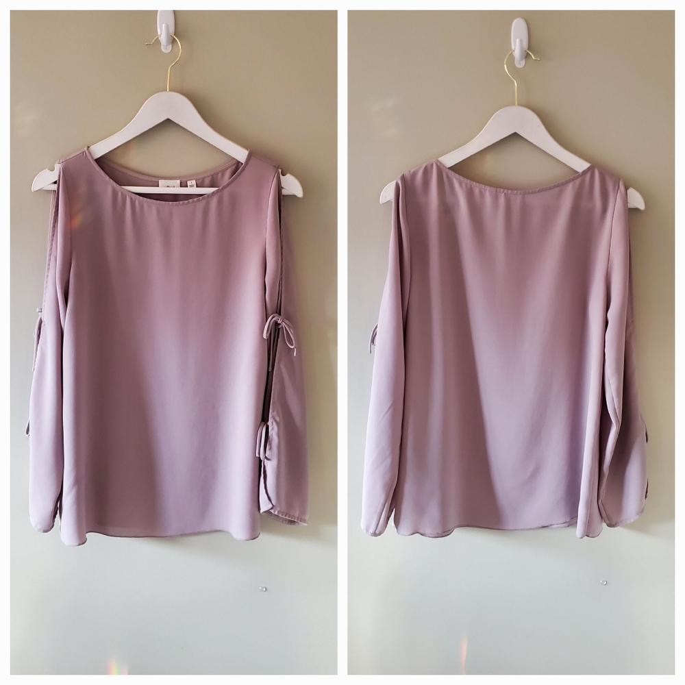 Wilfred S Whimsigoth Feminine Romantic Dainty Contemporary Pastel Chiffon Blouse - Picture 8 of 16